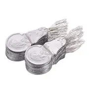 100x Silver Tone Wire Loop DIY Needle Threader Stitch Insertion Hand Machine
