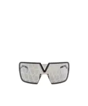 Square frame sunglasses One size Black