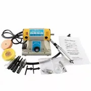350W Jewelry Polishing Machine Gem Rock Buffer Bench Lathe & Grinding Machine