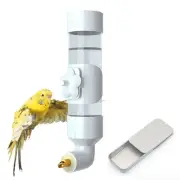 Bird Drinker Waterer Parakeet Water Dispenser for Cage Bird Drinking Water Bo...