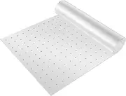 Carpet Cat Scratch Protector with Nail Bottom Non-Slip Cat Scratching Clear Transparent Anti Cat Scratch Pad Reusable Cat Carpet Protector Cuttable Easy to Clean Door Carpet Home(38 * 110cm)