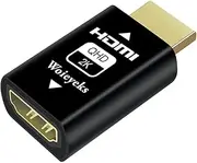 HDMI edid Emulator passthrough-1920x1080@60Hz Default Resolution-HDMI Dummy Plug Headless Ghost Display Emulator for HDMI Switches/Extender/AV Receiver/Video Splitters etc