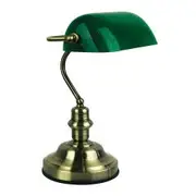 Oriel Bankers Touch Table Lamp