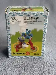 Smurfs BMX Biker Bike Smurf 40252 Figure Vintage Super Smurfs 1990s NEW In Box