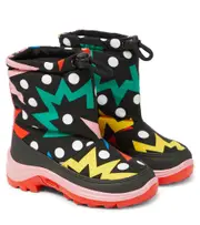 [Stella McCartney Kids] Stella McCartney Kids Printed ski boots UK 2 multicoloured