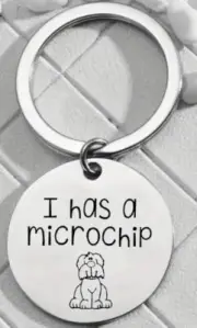 I Has A Microchip Pet ID Tag