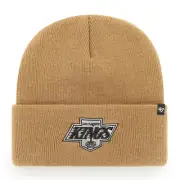 NHL Los Angeles Kings Woolly Hat Haymaker Camel Cuff Knit Hat 196505462631