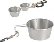 Eigell Camping Cup Tableware Equipment Camping Bowl Portable for Hiking Backpacking Travel, 30ml