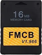 Washranp Game Memory Expansion Card Efficient Plug Play Durable FMCB Free MCboot V1.966 Gaming Data Storage Card Compatible with B