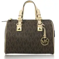 在飛比找Yahoo奇摩購物中心優惠-Michael Kors MK Logo 女性 女用 手提包