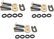 XYT WORLD 3Pcs 525H O Ring Connecting Master Joint Link Clip Type For 525 O Ring Chain For Hyosung GT650 S Sport 2005-2008