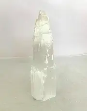 Large Selenite Skyscraper Tower Healing Energy Standing Calcite 20 cm