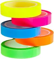 Transparent Highlighter Tapes Writable, Thin Sticky Tabs, Index Tabs, 5 Colors Annotation Tabs, Page Markers, Scores-Marks, Book Tabs, Marking Sticker for Office School Supplies (8mm x 5m)