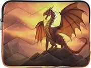 Dragon Hill Sunset Computer Case for Laptop, Slim Laptop Case 15 Inch for Women Men