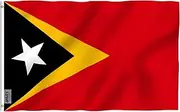 ANLEY Fly Breeze 3x5 Feet East Timor Flag - Vivid Color and Fade Proof - Canvas Header and Double Stitched - Timor-Leste Flags Polyester with Brass Grommets 3 X 5 FT
