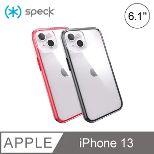 Speck Presidio Perfect Clear Geo iPhone 13 6.1吋 透明抗菌防摔殼