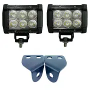 3" Pod LED Lights & Brackets for Polaris RZR XP1000 XP900