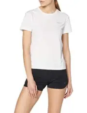 Nike Womens Miler Top Short Sleeve White/Reflective Silver XL