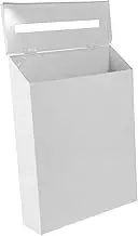 KONTONTY Wall Mounted Mailbox Durable Suggestion Box for Outdoor Use Rustic Space Saving Design for Letters and Packages Secure Wall Mount Installation