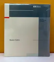 HP/Agilent B2437-90004 1991 HP 9000 Series 600/800 Computers Master Index Manual