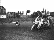England's Dick Manley Watches As The Ball Flies Into Touch 1963 OLD RUGBY PHOTO