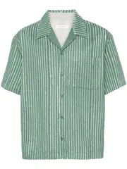 [Craig Green] Hand-Frayed Stripe Shirt