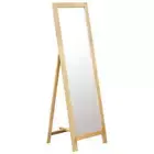 Freestanding Mirror Solid Oak Wood