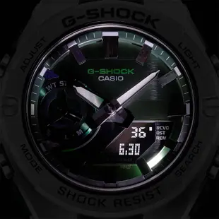 CASIO 卡西歐 G-SHOCK 太陽能 碳核心防護藍牙雙顯手錶 GST-B500AD-3A