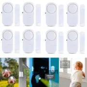 8/12 Pack Window Door Alarms Pool Alarms for Doors Magnetic Entry Sensor Burglar