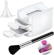 Dip Powder Recycling Tray | Dip Powder Recycling Case Tray with Brush | Manicure Tools, Nail Decoration Products, Glitter Saver Container Holder for Beginners Professionals