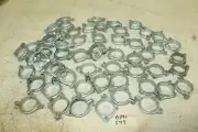 A lot of 1 1/2" & a couple 1 1/4" mixed in Galvanized Split Ring Pipe Hangers