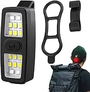 Outdoor Clamp Light,Safety Portable Work LED Clip | Multi-Gear Brightness Adjustment Lighting Tool for Mountaineering, Traveling, Fishing, Camping, Walking, Cycling