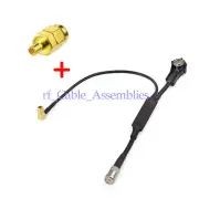 DAB + Antenna Aerial Splitter Adapter Cable Car Radio ISO SMB &SMA