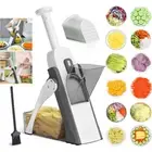 4 in 1 Slicer Adjustable Vegetable Chopper Mandoline Slicer Julienne Cutter Safe