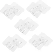 Zerodeko 10Pcs Car Floor Mat Keepers Slip Carpet Fixing Clamps Removable Washable Design for Easy Maintenance Strong Hold for Secure Flooring for Safe Driving Experience