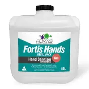 FORTIS 15L 70% Ethanol Gel Hand Sanitiser FHS15