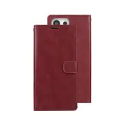 Samsung Galaxy S24 Ultra Compatible Case Cover With Blue Moon Diary - Wine