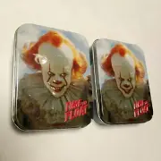 It! The Movie PennyWise (2) Red Balloon Shaped Candy box Embossed Metal Tin new