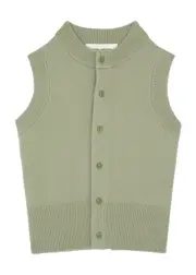 Extreme Cashmere N°193 Corset Cashmere-blend Vest - Green - One Size ONE SIZE