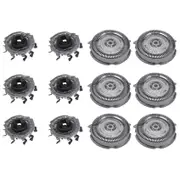 6 Pack SH50 Replacement Heads for Series 5000 Shavers, S5000 S5420 S5380 S5351 MultiPrecision Blades Silver