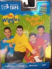 Vtg The Wiggles Yummy Yummy Audio Cassette Tape 1999 New 23 Giggly Wiggly Songs
