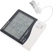Digital Aquarium Hygrometer Dual Temperature Display Fish Tank Thermometer with Durable for Home and Office Use for Aquariums and Terrariums