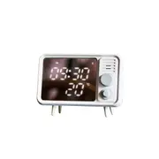 Creative Big Screen LED Alarm Clock Smart Recorder Voice Memo Night Light Digital Electronic Clock Home Bedroom Mini Clocks GRAY COLOR