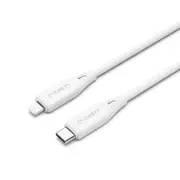 Cygnett - Essentials 1m Lightning to USB-C Cable - White