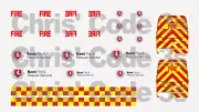 Code 3 Adhesive Vinyl Decal Suit Oxford Diecast 1/76 van - Kent Fire & Rescue