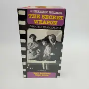Sherlock Holmes The Secret Weapon (VHS) Brand New Sealed Basil Rathbone Classic