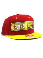 New Era Iron Man 9fifty Snapback Hat Adjustable Marvel Classic Panel Avengers
