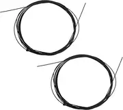 BESPORTBLE Bike Cable Replacement 2pcs Front Rear Brake Cable Road Bike Part Stainless Steel Sturdy and Easy to Use
