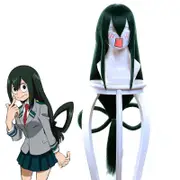 My Hero Academia Tsuyu Asui Wig Anime Cosplay Costume