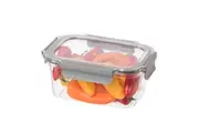 Oggi Clarity 20cm 1.2L Food Storage Container Stackable Pantry Organiser Clear